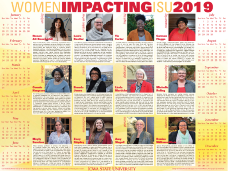 2019 Women Impacting ISU Calendar
